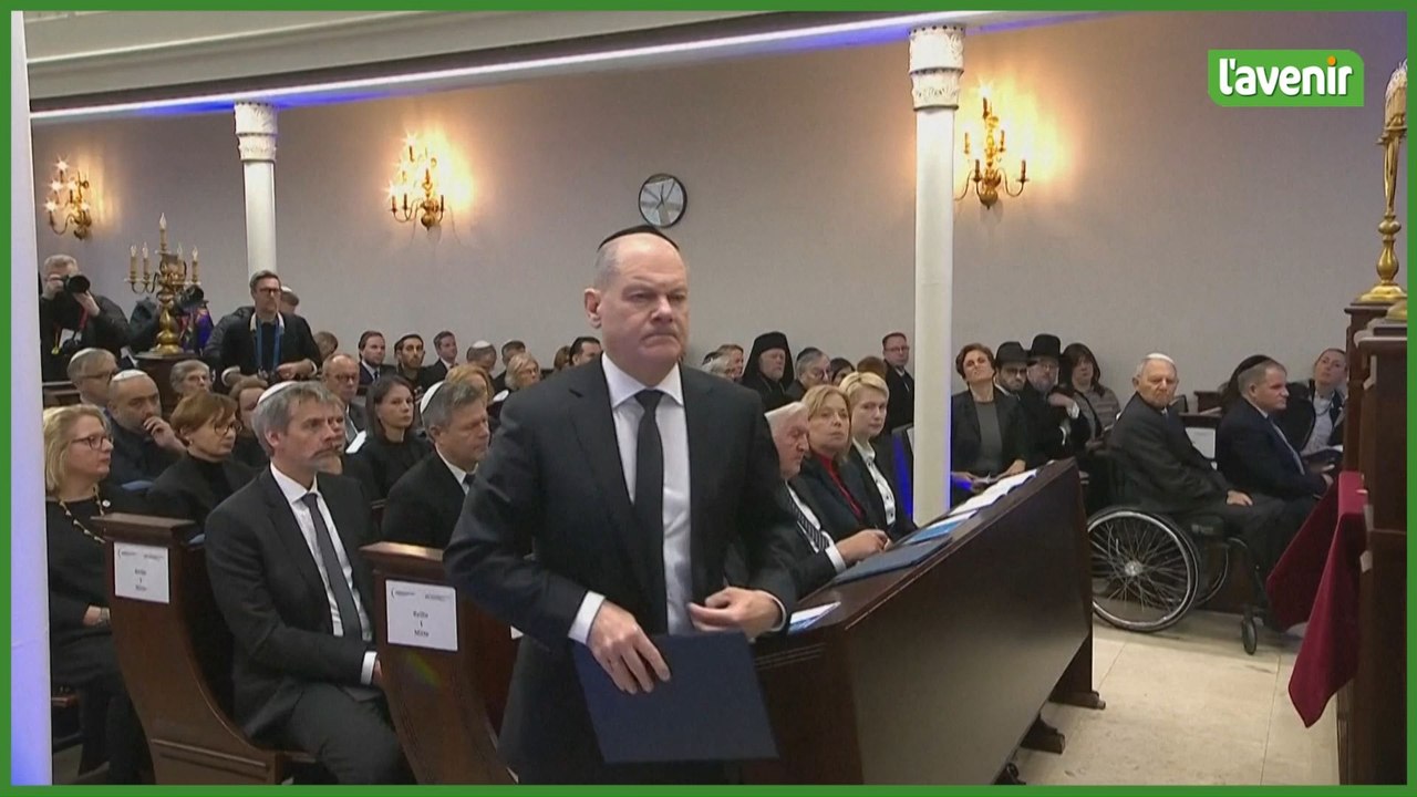 Scholz s'engage à protéger les Juifs d'Allemagn...
