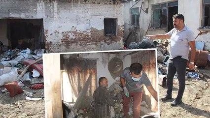 Milyoner adam tüm evlerini çöple doldurmuş