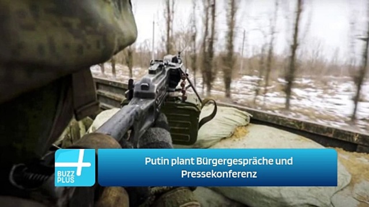 Putin plant Bürgergespräche und Pressekonferenz