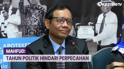 Masuki Tahun Politik, Mahfud MD Tegaskan Hindari Perpecahan