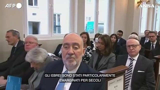 Germania, Scholz agli ebrei: Non tolleriamo antisemitismo