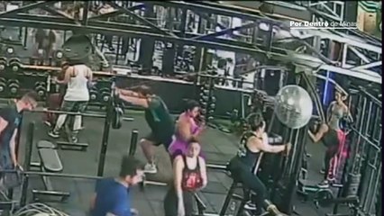 Homem é atingido por aparelho de academia em Itambacuri, no Vale do Mucuri