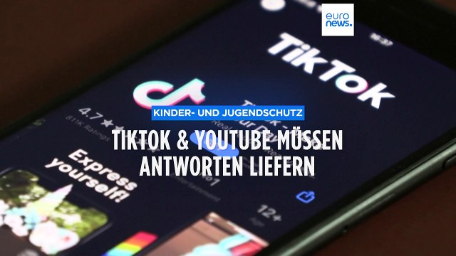 EU-Kommission fordert Antworten: Tiktok und Youtube müssen sich zu Jugendschutzmaßnahmen äußern