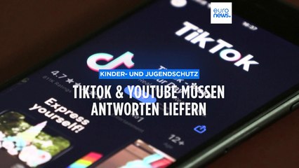 EU-Kommission fordert Antworten: Tiktok und Youtube müssen sich zu Jugendschutzmaßnahmen äußern