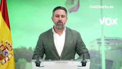 Abascal llama a la "a la movilización institucional en la calle" por encima de los partidos para frenar la amnistía
