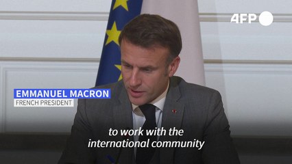 Macron says Palestinian Authority has "a responsibility" to work against terrorism