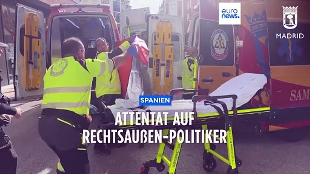 Spanischer Rechtsaußenpolitiker in Madrid niedergeschossen