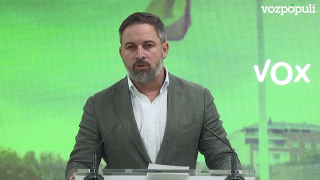 Santiago Abascal: Esperamos que nadie amnistíe a los que han disparado a Alejo Vidal-Quadras