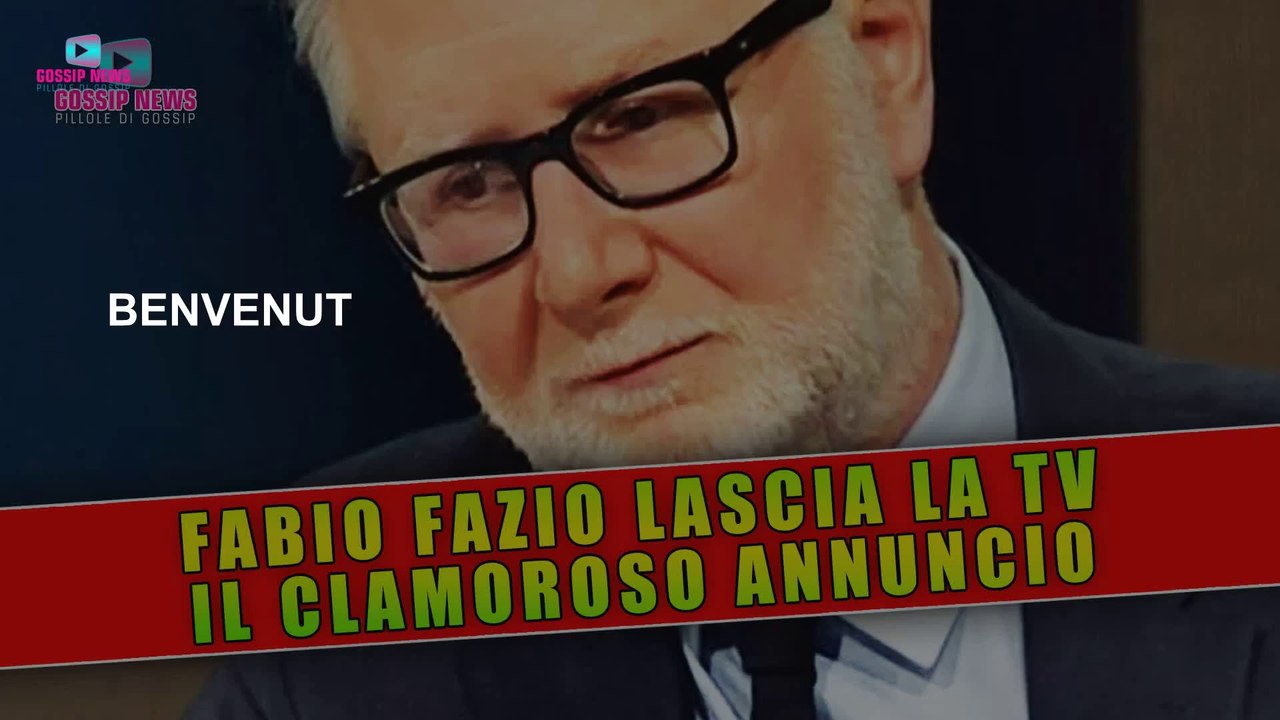 Fabio Fazio Lascia la Tv: Il Clamoroso Annun
