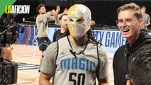 Hawks y Magic entrenan con máscaras de luchadores previo a partido en México