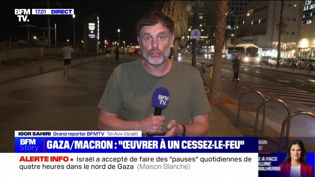 Gaza: Israël a accepté de faire chaque jour des pauses de quatre heures dans certaines zones du nord de la bande de Gaza , selon la Maison-Blanche