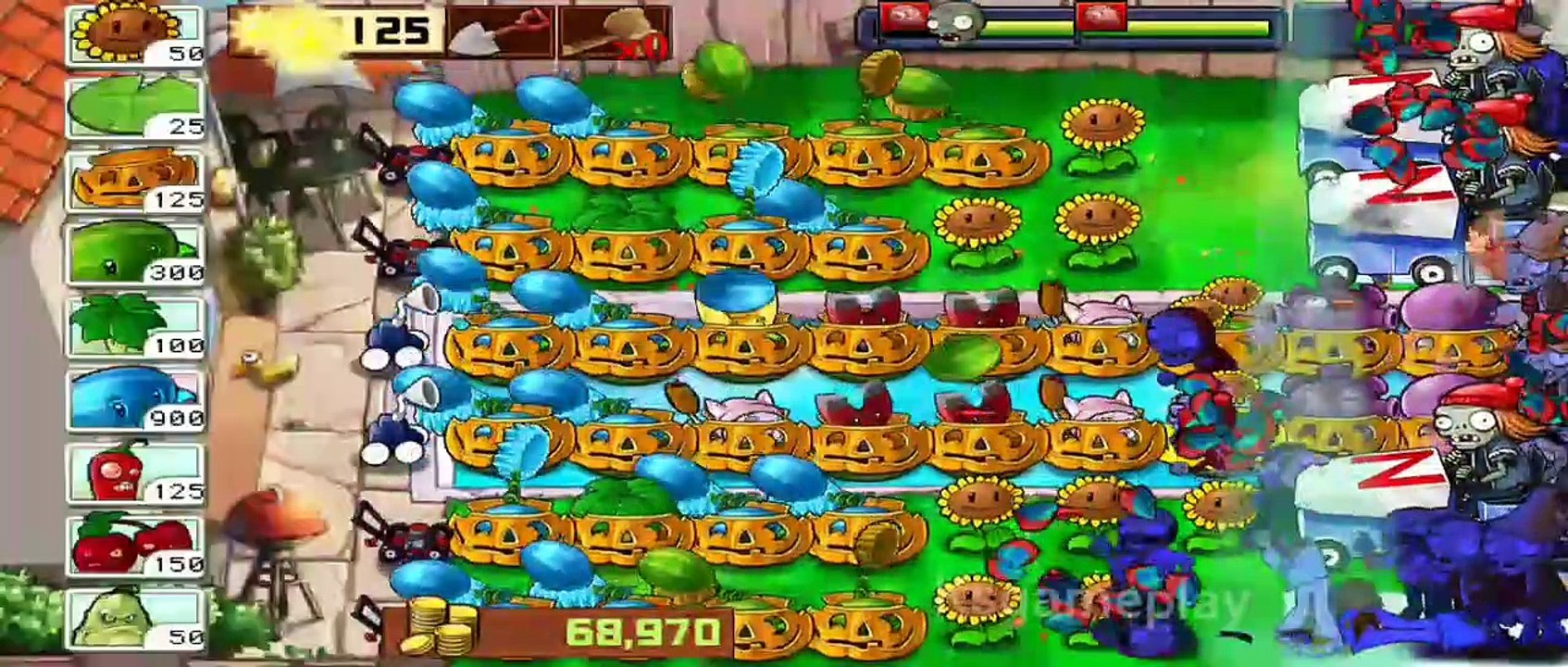 Plants of Winter Melon Fight the Zombies  |  Plants vs Zombies