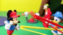 Mickey Mouse Clubhouse Campfire and Fishing with Mickey Minnie Donald Duck and Goofy ToysReviewToys