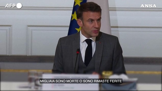 Israele, Macron: Ha diritto a difendersi rispettando la legge e proteggendo civili