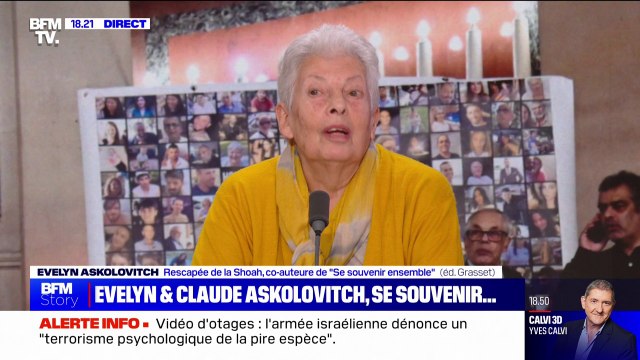 Marche contre l'antisémitisme: Je ne pense pas que nous sommes [de retour] dans les années 30 , explique Evelyn Askolovitch, rescapée de la Shoah