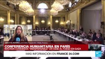 Informe desde París: Macron pide trabajar en un alto al fuego en Gaza en conferencia humanitaria