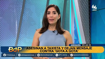 Asesinato en Arequipa: matan a taxista extranjero y dejan mensaje contra mafias 'gota a gota'