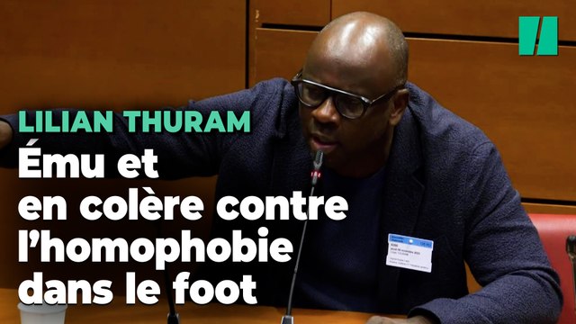 Lilian Thuram ému pour parler homophobie dans le foot à l’Assemblée : « des enfants se suicident »