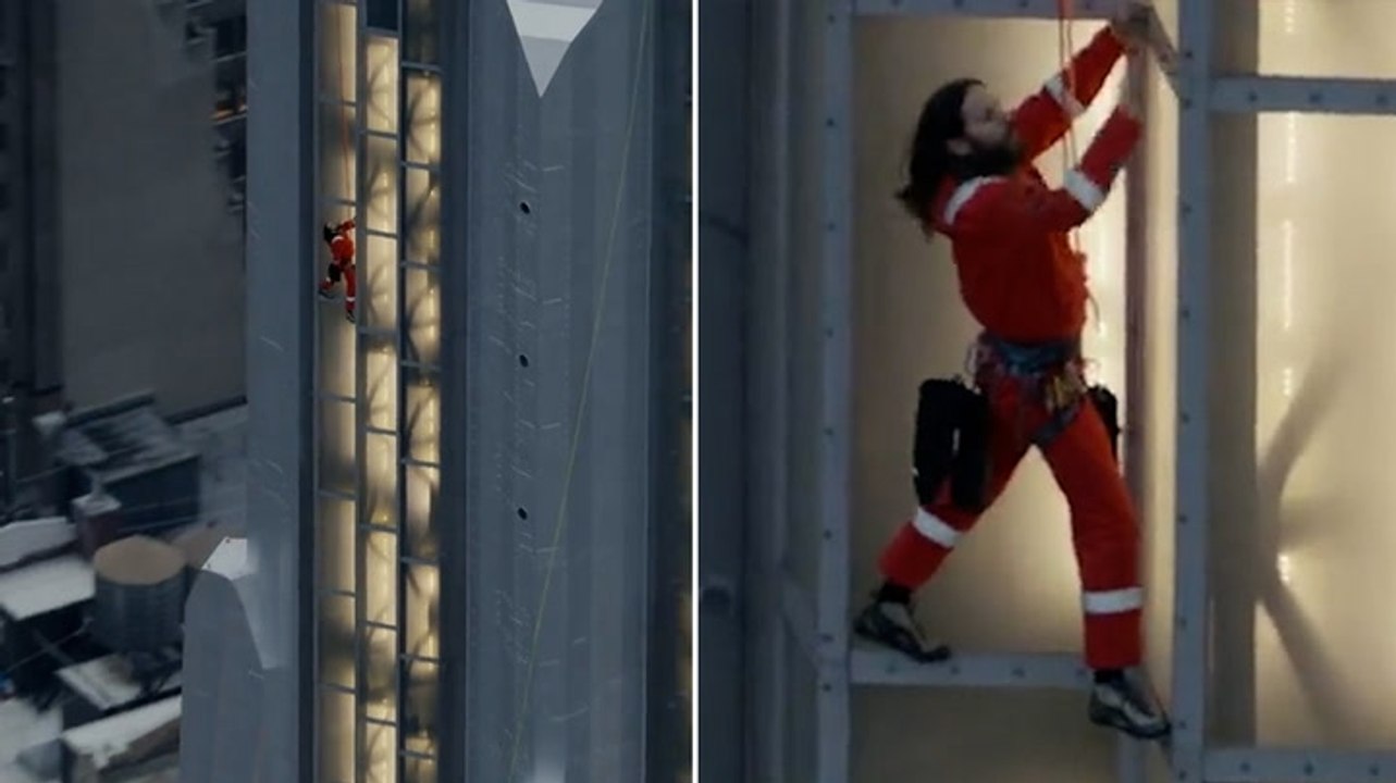 Jared Leto scales roof of Empire State Building in crazy stunt