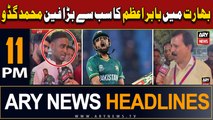 ARY News 11 PM Headlines 9th November 2023 | Babar Azam's Fan in Indian