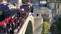 شاهد: ثلاثون عاما على تدمير جسر موستار الشهير والبوسنيون يحيون الذكرى