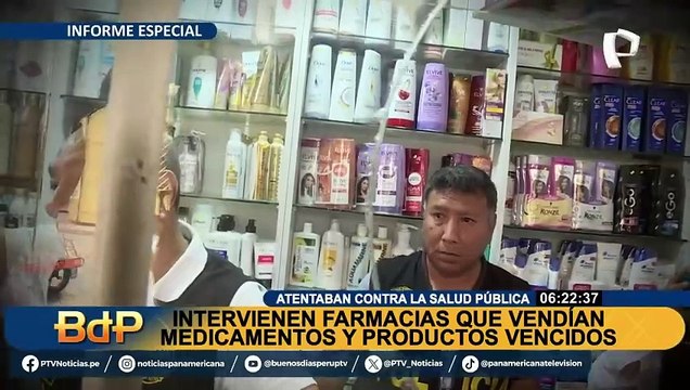 Atentaban contra la salud pública: intervienen boticas que vendían medicamentos vencidos y adulterados