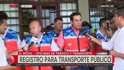 Registran al transporte público de Santa Cruz de la Sierra
