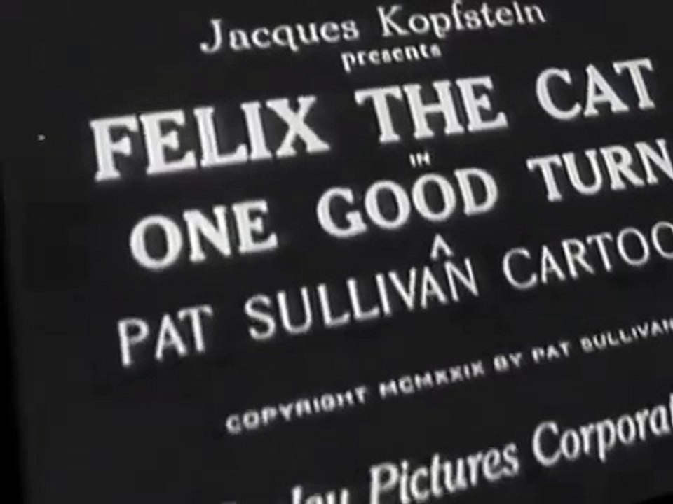 Felix the Cat Felix the Cat Short One Good Turn