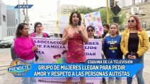 Grupo de madres piden amor y respeto para niños autistas desde la Esquina de la Televisión
