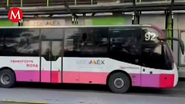 Comando armado asalta unidad del Mexibús en Ecatepec