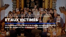 Un hommage à la Grande synagogue de Nice pour les otages et les victimes du 7 octobre