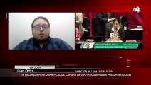 Juan Ortíz habla sobre la aprobación el presupuesto 2024 en Cámara de Diputados