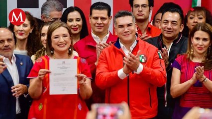 Xóchitl Gálvez se registra como precandidata del PRI a la presidencia