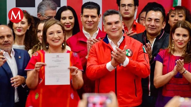 Xóchitl Gálvez se registra como precandidata del PRI a la presidencia