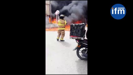 Voraz incendio en Meissen