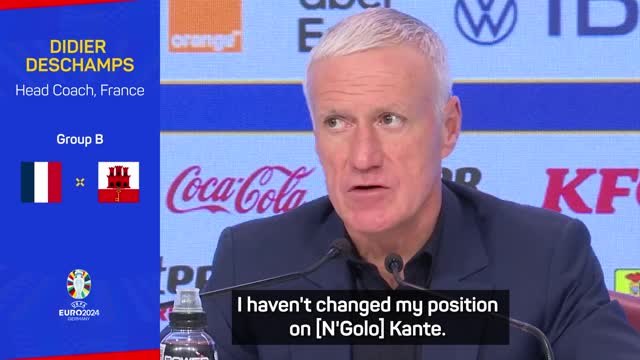 Kante still has a future with France despite Saudi move - Deschamps