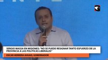Sergio Massa en Misiones “No se puede resignar tanto esfuerzo de la provincia a las políticas liberales”