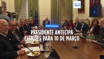 Portugal: Dissolução do Parlamento e eleições antecipadas a 10 de março.