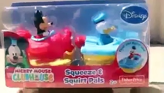 Mickey Mouse Clubhouse Bath Squirter with Donald Duck Mickeys Rescue Boat Airplane ToysRev (2)