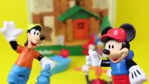 Mickey Mouse Clubhouse Goofy Donald Duck Lincoln Log Cabin Camping Building Lincoln Logs (6)