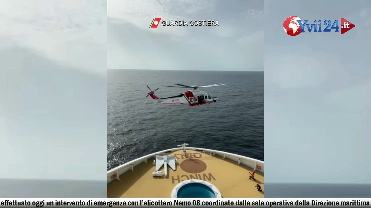 09.11.23 Catania. Intervento di emergenza della Guardia costiera