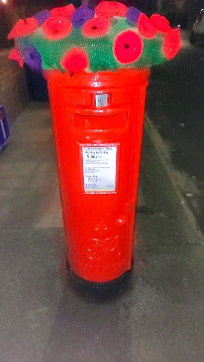 Hayes 1 of 2 post box toppers 8.11.2023 & if like FOLLOW me thx