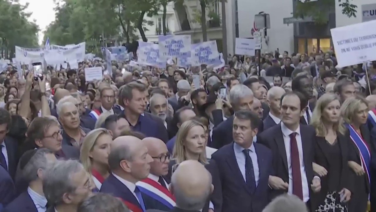 Marche contre l'antisémitisme : la présence du...