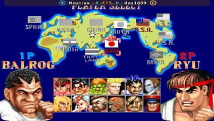 Nostrax vs das1809 FT5 - Street Fighter II'_ Champion Edition