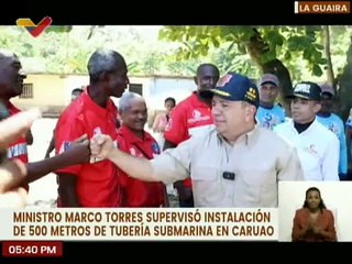 La Guaira | Gobierno Regional instala mas de 500 metros de tubería submarina en Caruao