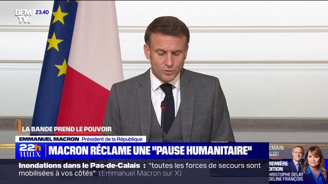 LA BANDE PREND LE POUVOIR - Emmanuel Macron réclame une pause humanitaire dans le conflit entre Israël et le Hamas