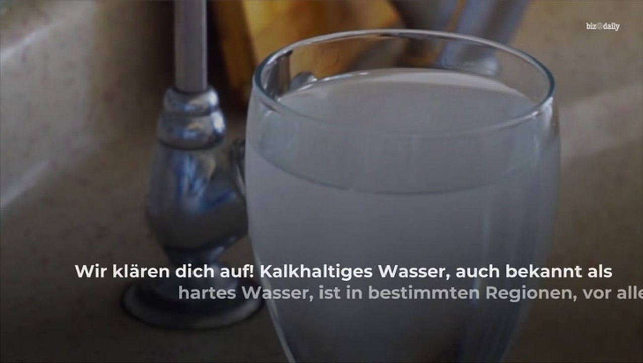 Kalkiges wasser: eine gefahr für die gesundheit?