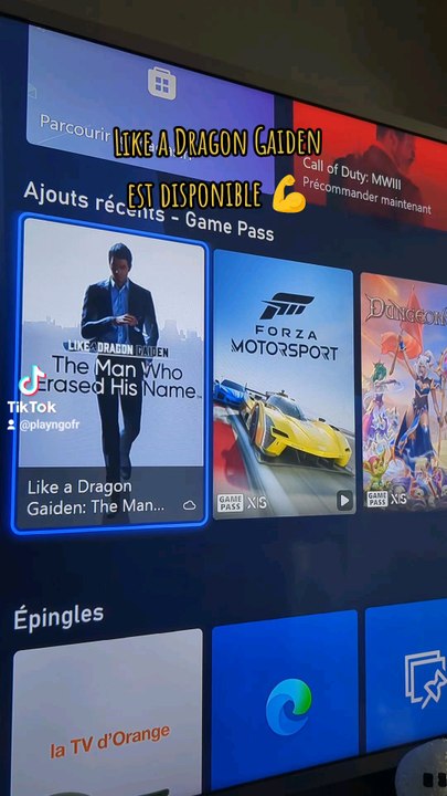 Like a Dragon Gaiden est dispo sur le Game Pass !