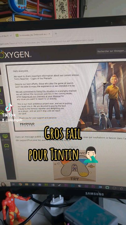 Le fail Tintin ‍♂️