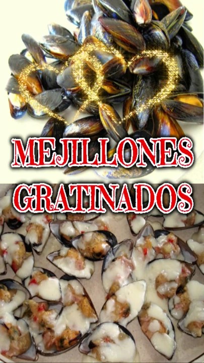 la mejor receta de mejillones gratinados #shorts #mariscos